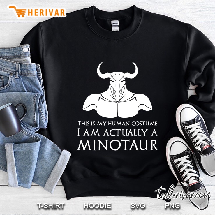 Greek Myth - I Am Actually A Minotaur Funny Greece Mythology Sweatshirt