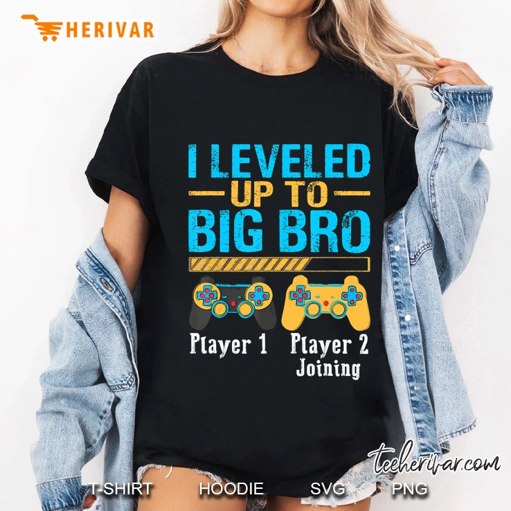 I Leveled Up To Big Bro!, Gamer New Brother Ladies Tee