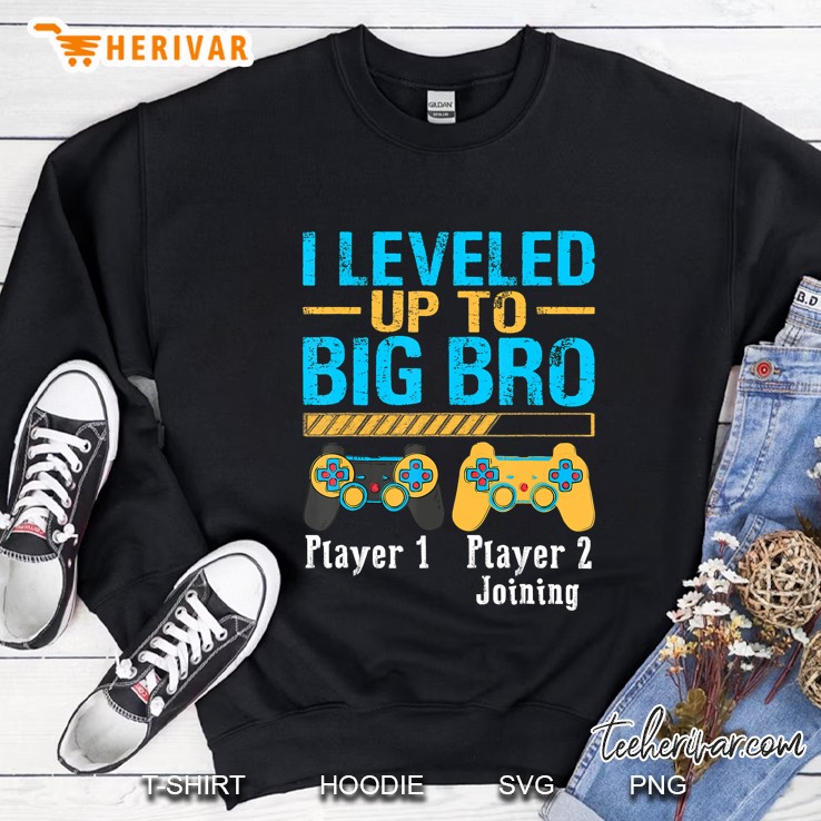 I Leveled Up To Big Bro!, Gamer New Brother Sweatshirt