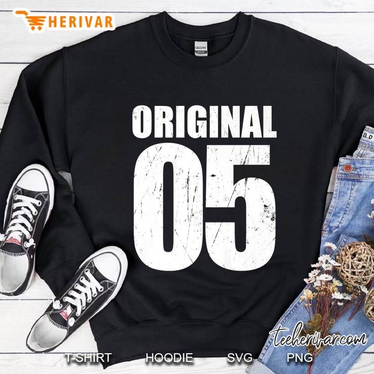 Original 05 2005 Birthday Gift Age Year Old Cute Funny Shirt Sweatshirt