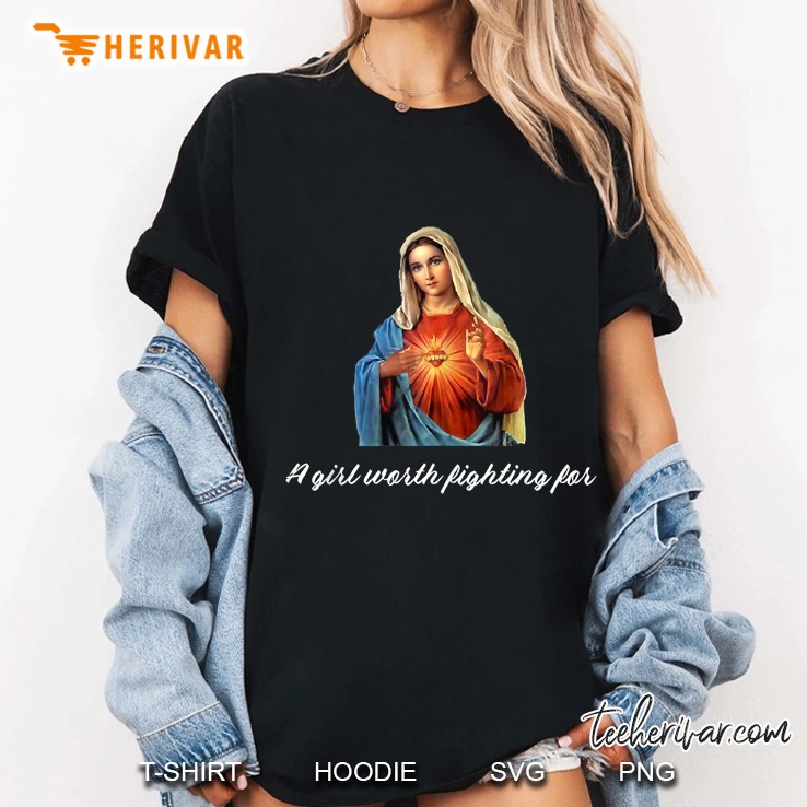 Virgin Mary Christian Catholic Church Religion Religious Tank Top Ladies Tee