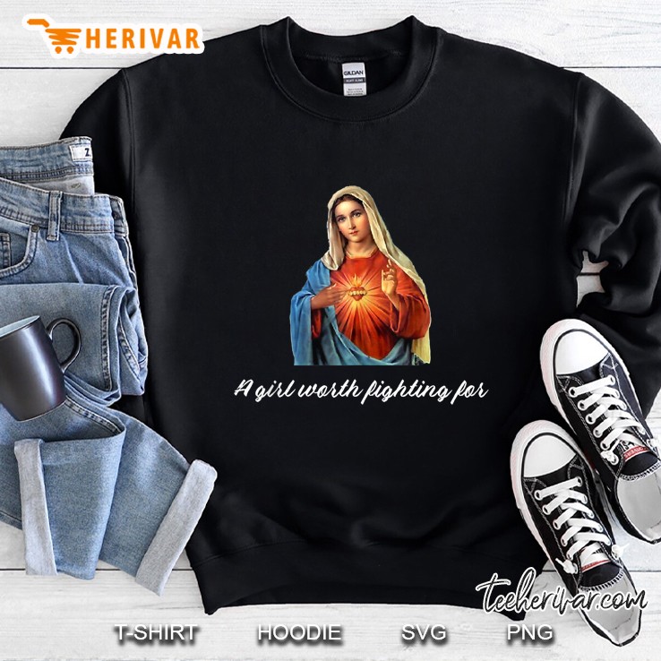 Virgin Mary Christian Catholic Church Religion Religious Tank Top Sweatshirt