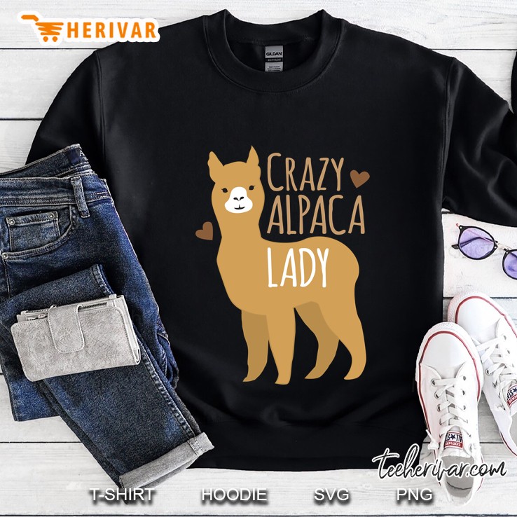 Crazy Alpaca Lady Fitted Sweatshirt
