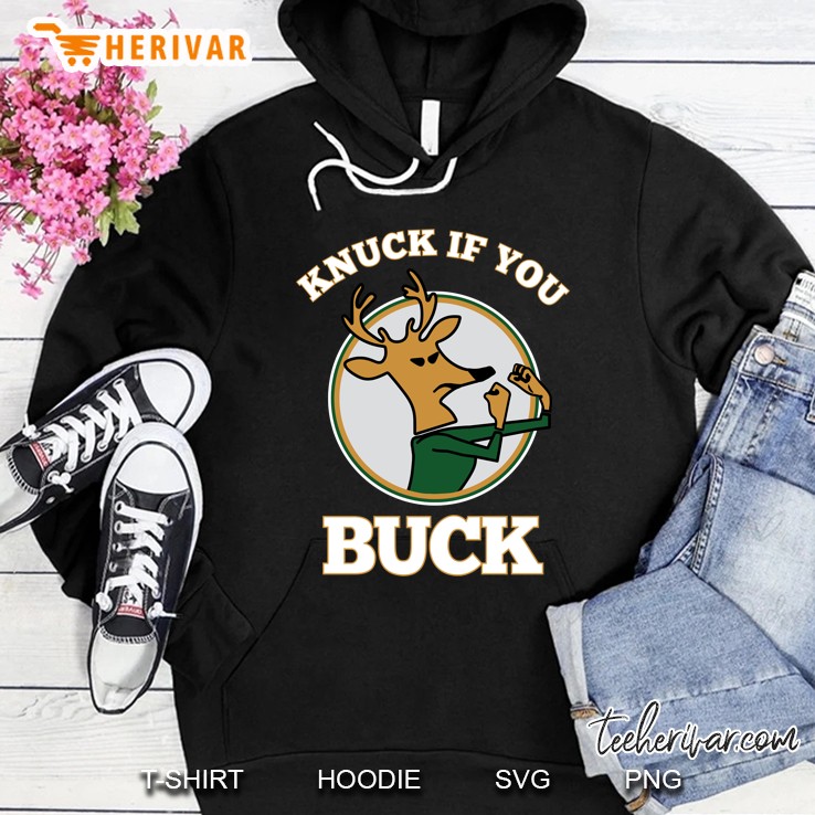 Knuck If You Buck Tee Slim Fit Hoodie