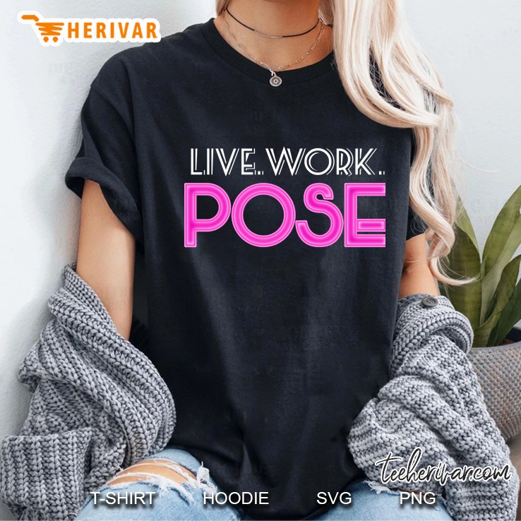 Live. Work. Pose. Classic Hoodie