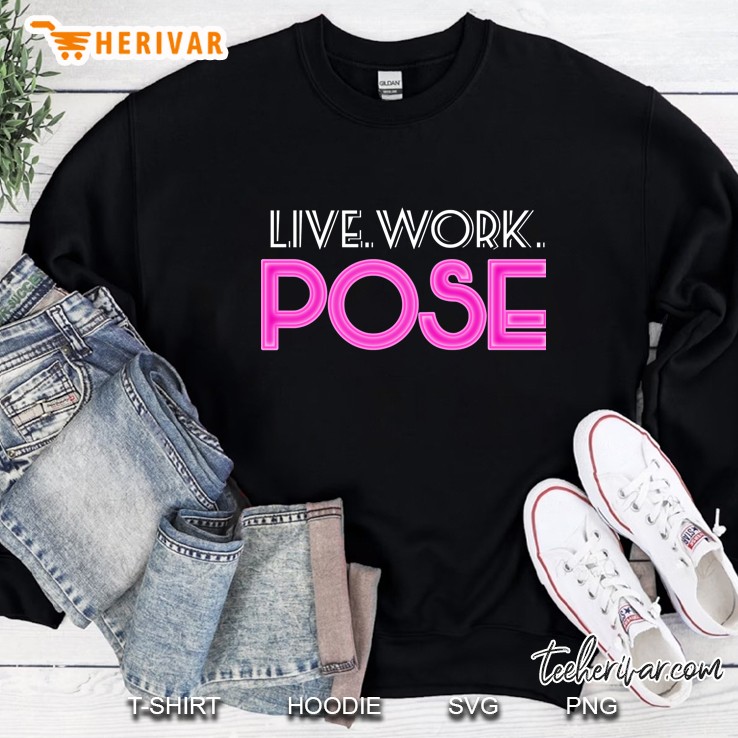 Live. Work. Pose. Classic Mugs