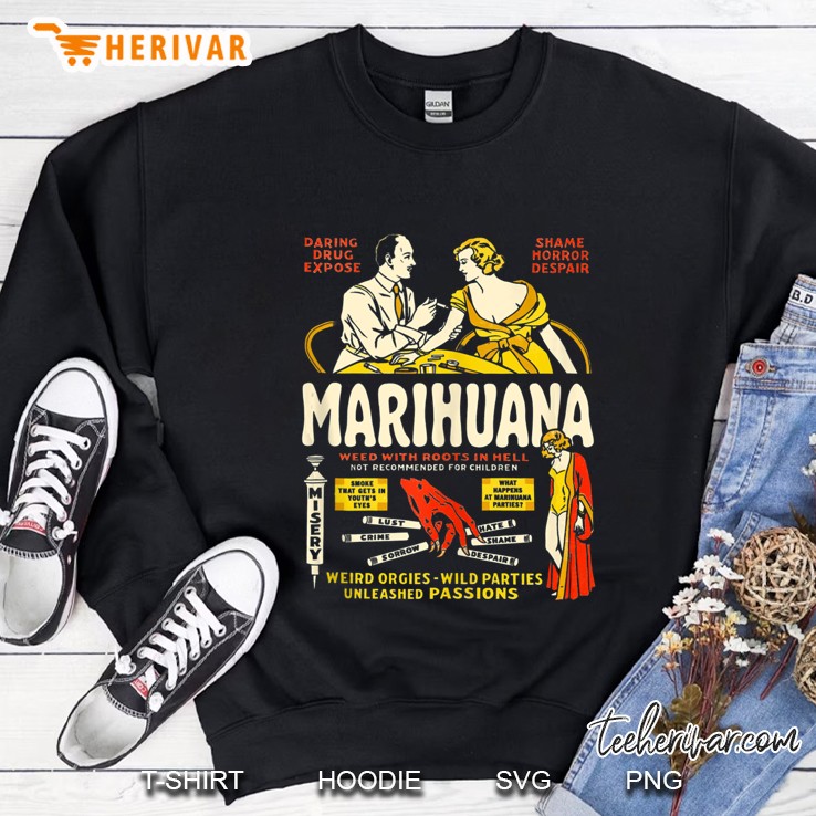 Anti Weed Shirt Art-Marihuana Marijuana Weed Propaganda Tank Top Mugs