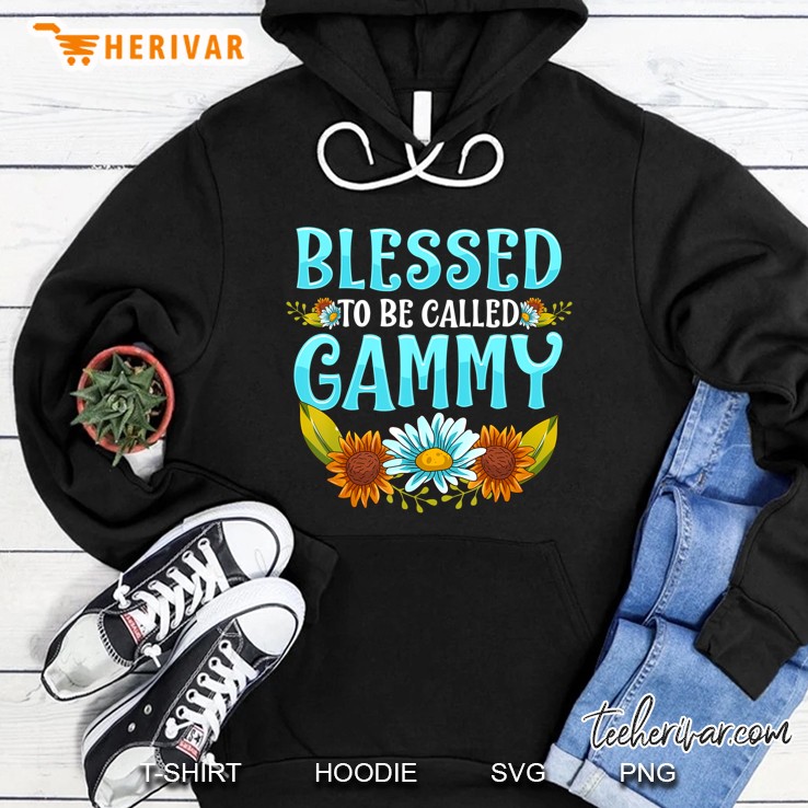 Blessed To Be Called Gammy Shirt Floral Cute Mother