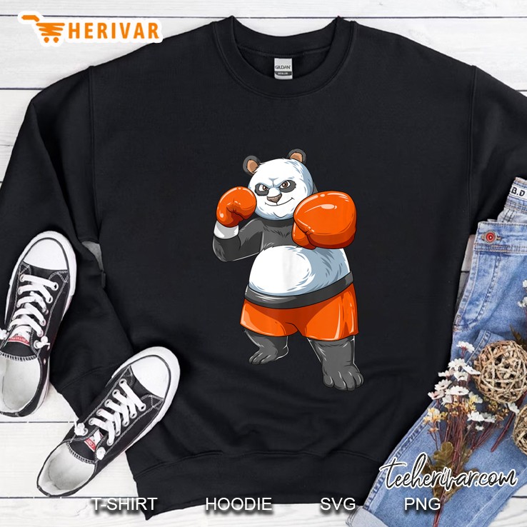 Boxing Panda Muay Thai Panda Tank Top Sweatshirt