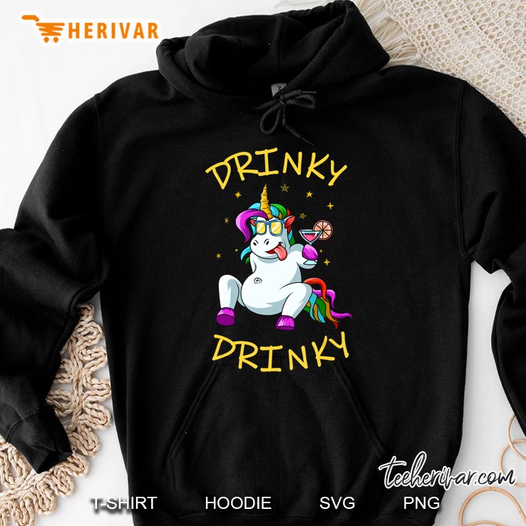 Drinky Drinky Drinking Unicorn Alcohol For Bachelor Hoodie