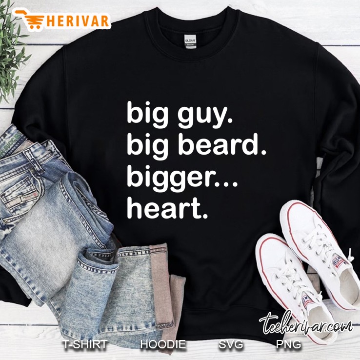 Funny Gift - Big Guy Big Beard Bigger Heart Mugs