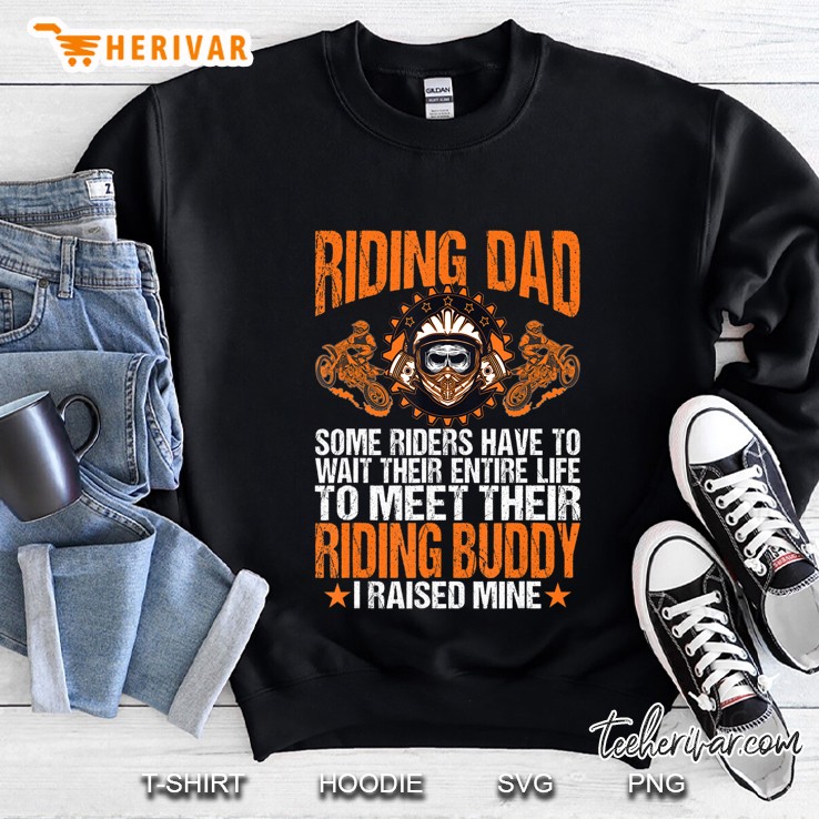 I Raised My Riding Buddy - Motocross Dad Riding Shirts Mugs