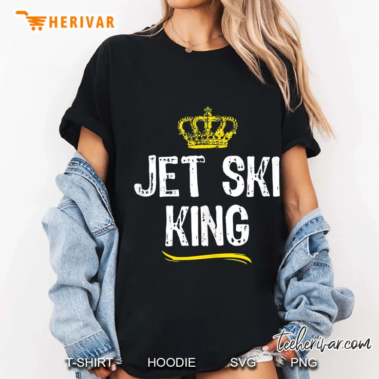 Jet Ski King Men Boys Lover Jetski Skiing Funny Cool Gift Tank Top Ladies Tee