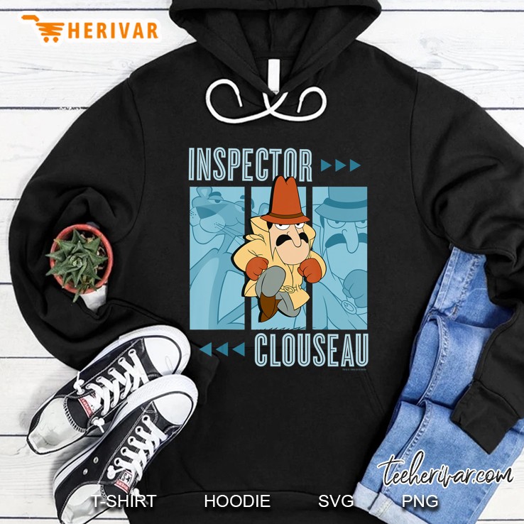 Pink Panther Inspector Clouseau Trio Panels Hoodie