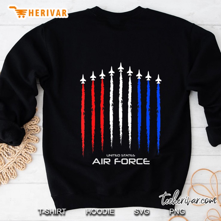 Veteran Shirt Red Blue White American Flag Air Force Flying Mugs