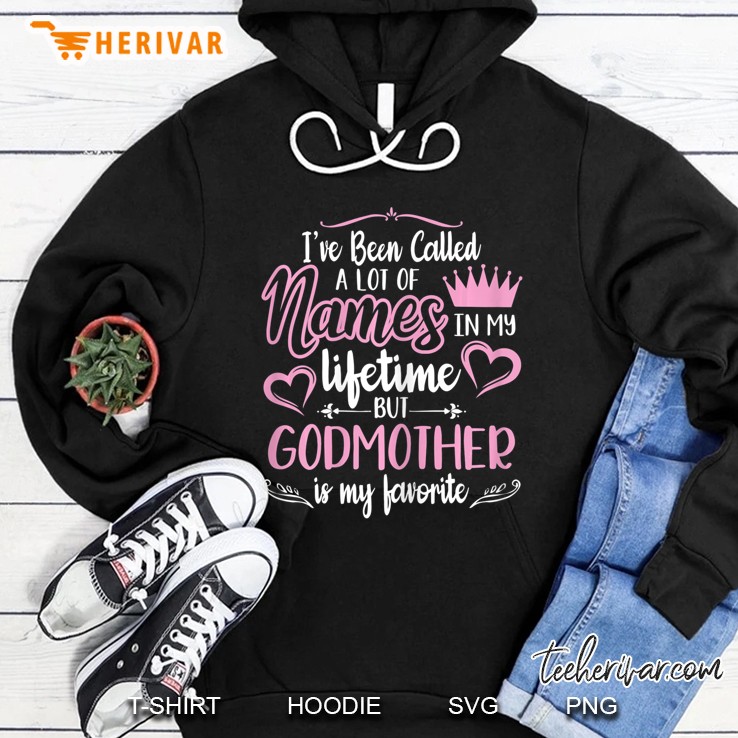 Womens Godmother Funny Quote Tshirt Godmom Cute Gifts Mothers Day Hoodie