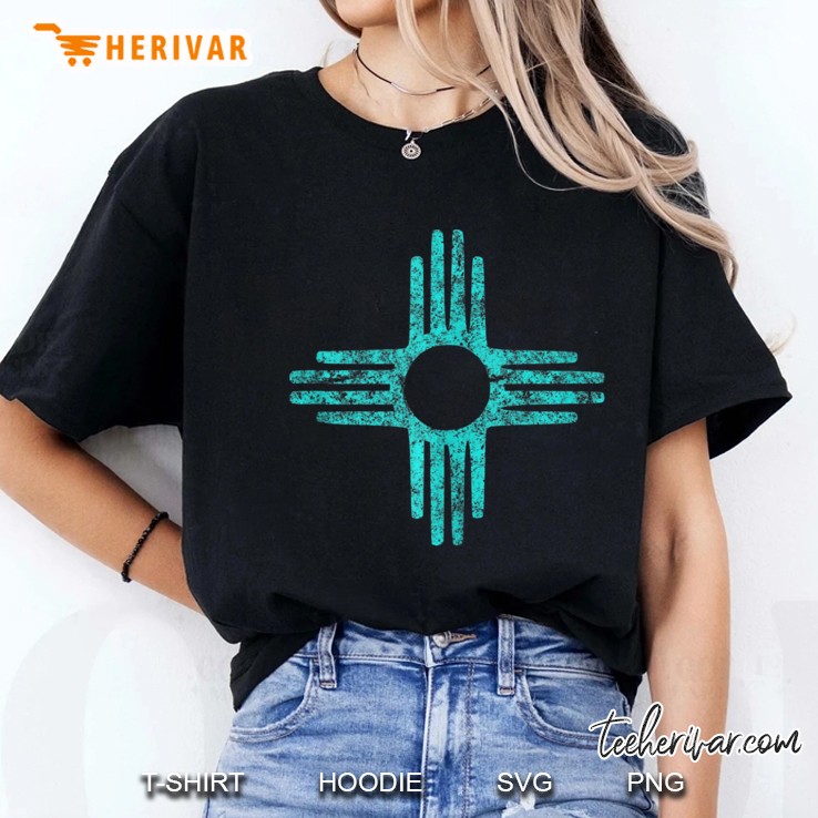 Zia Tank Top New Mexico Zia Symbol Women Men Turquoise Gifts Tank Top Ladies Tee