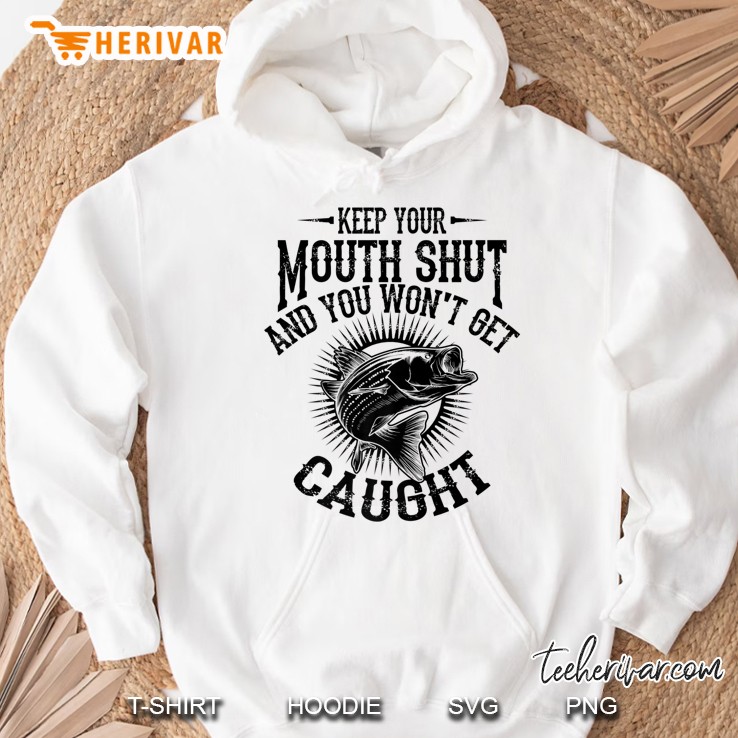 Funny Keep Your Mouth Shut Cool Boat Fishermen Lover Gift Premium Mugs