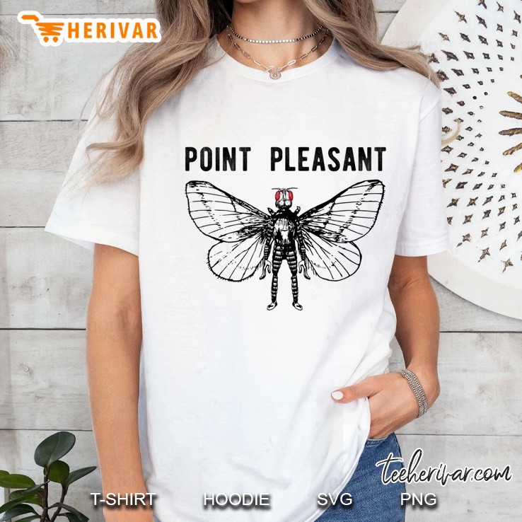 Point Pleasant Mothman , Cryptid Tee Apparel Ladies Tee