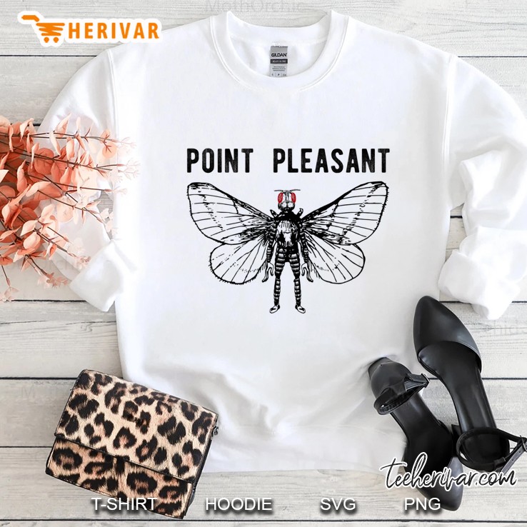 Point Pleasant Mothman , Cryptid Tee Apparel Sweatshirt