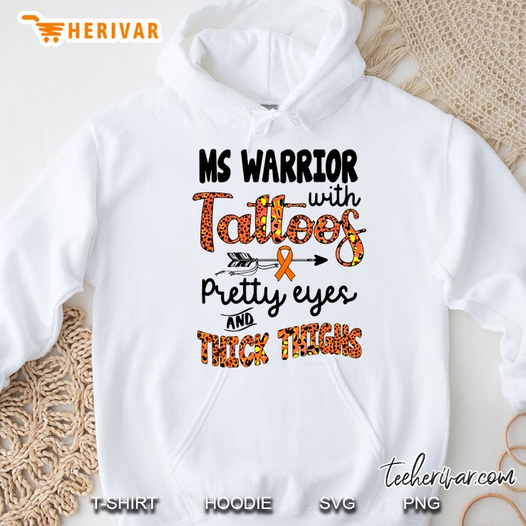 Ms Warrior With Tattoos Pretty Eyes And Thick Thighs Hoodie