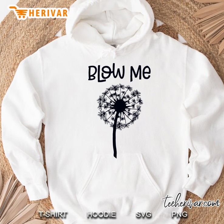 Blow Me Dandelion Silhouette Version Mugs