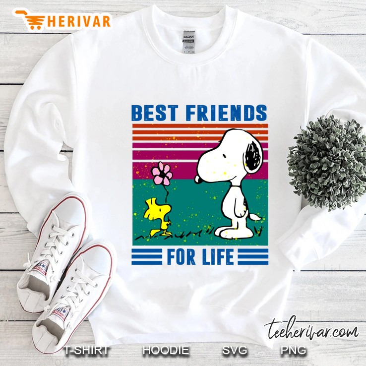Best Friends For Life Snoopy And Woodstock Version Sweatshirt