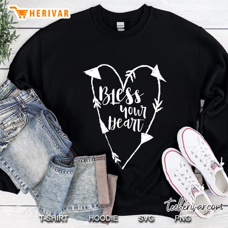 Bless Your Heart Southern Charm Saying Graphic Premium Sweatshirt