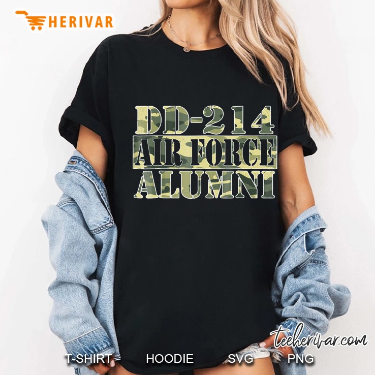 Dd-214 Air Force Alumni Shirt Ladies Tee
