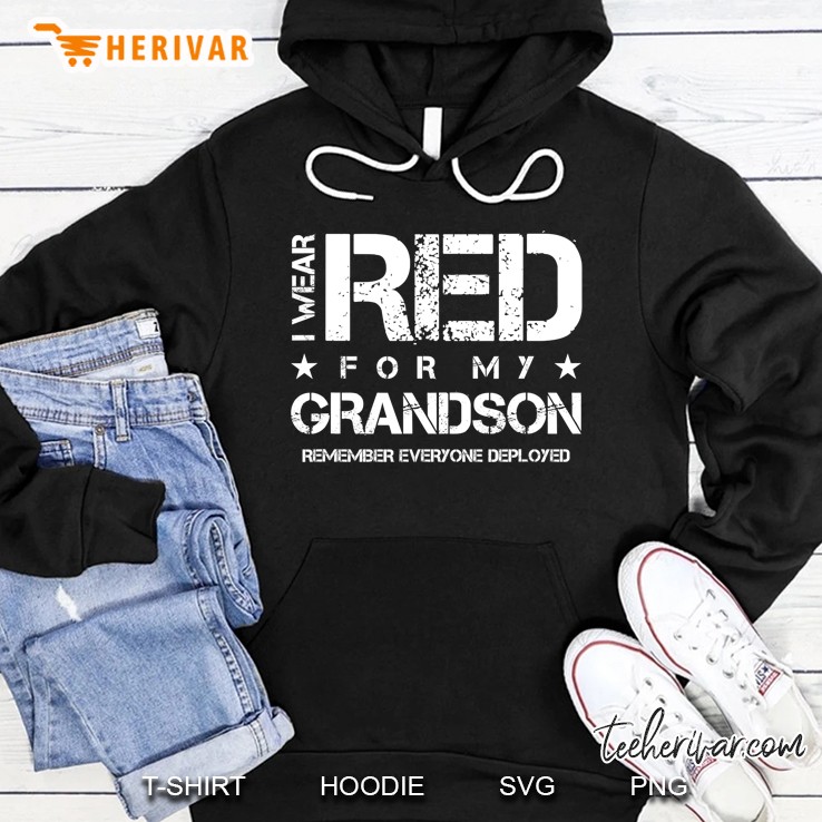 I Wear Red For My Grandson Red Friday Mugs