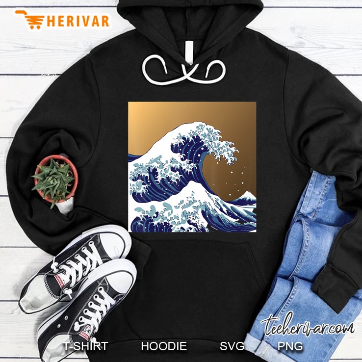 Kanagawa Japanese The Great Wave Hoodie