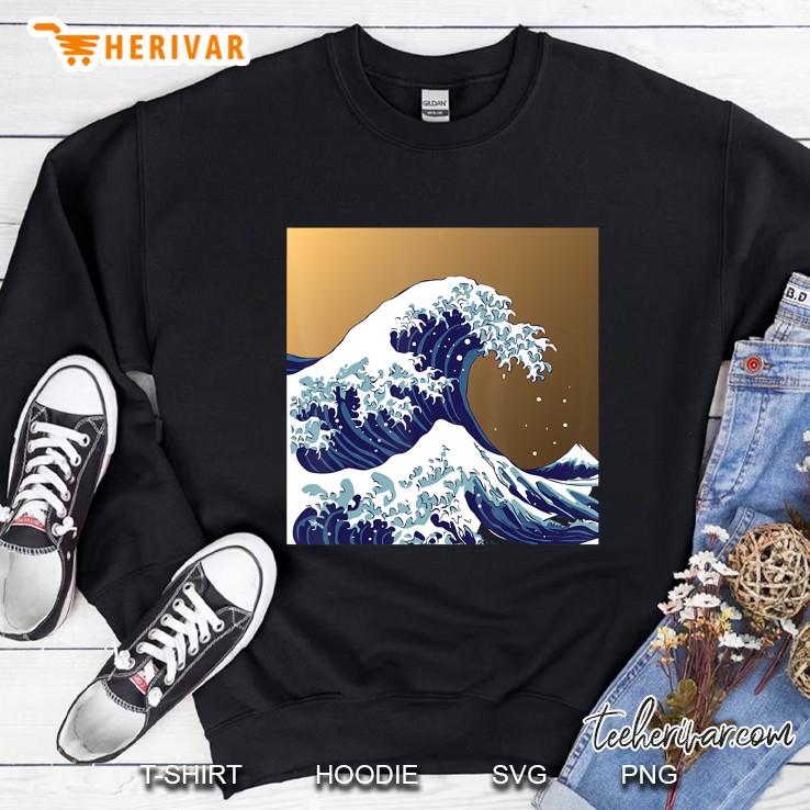 Kanagawa Japanese The Great Wave Sweatshirt