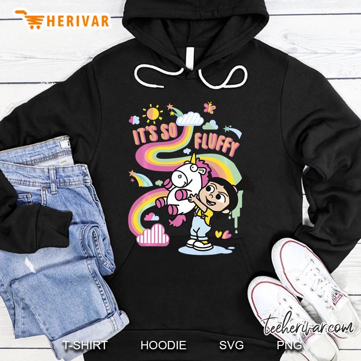 Kids Despicable Me Minions Agnes Unicorn Rainbow Premium Hoodie
