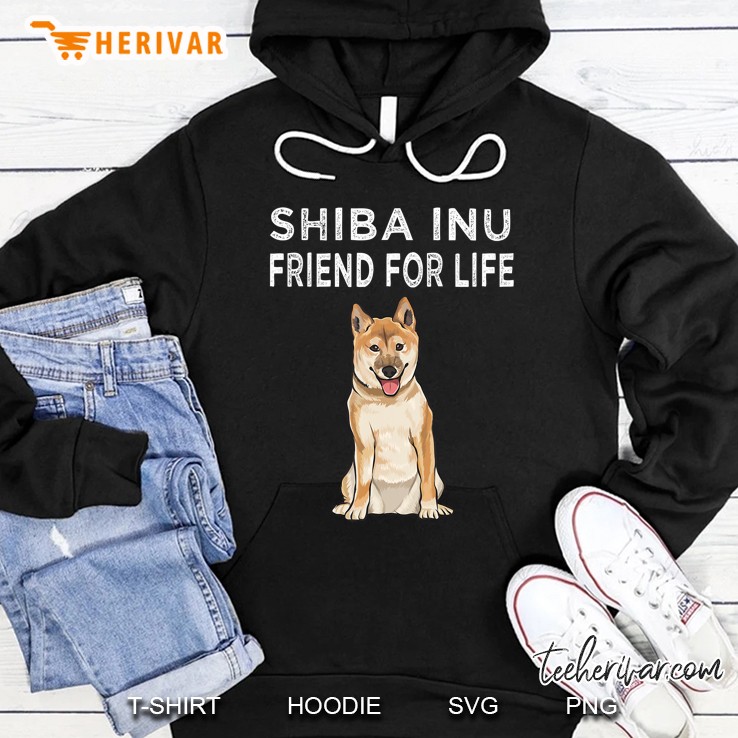 Shiba Inu Friend For Life Dog Friendship Hoodie