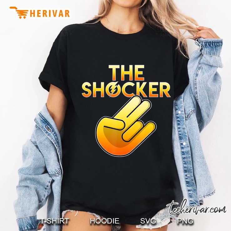 The Shocker Hand Funny 2 In The Pink 1 In The Stink Ladies Tee