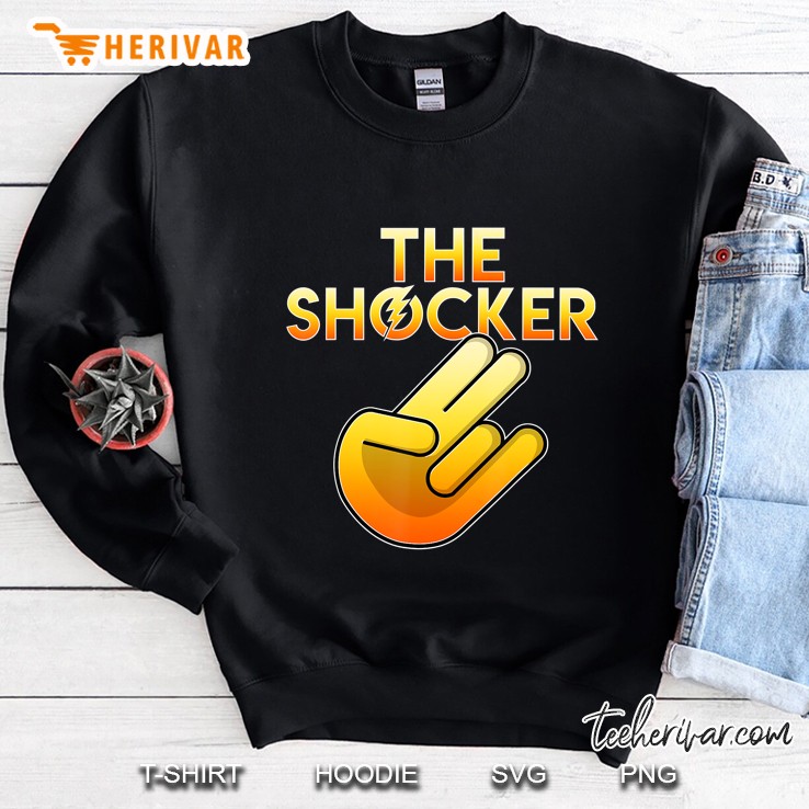 The Shocker Hand Funny 2 In The Pink 1 In The Stink Sweatshirt
