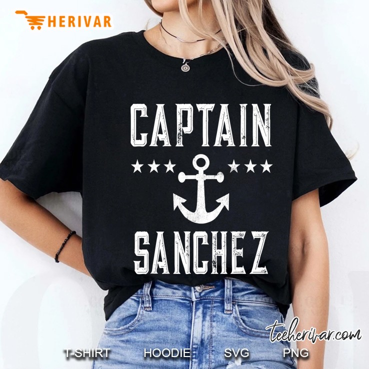 Vintage Captain Sanchez - Family Cruise Lake Boat Ladies Tee
