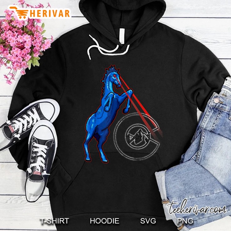 Blucifer - Denver Airport Creepy Horse Hoodie