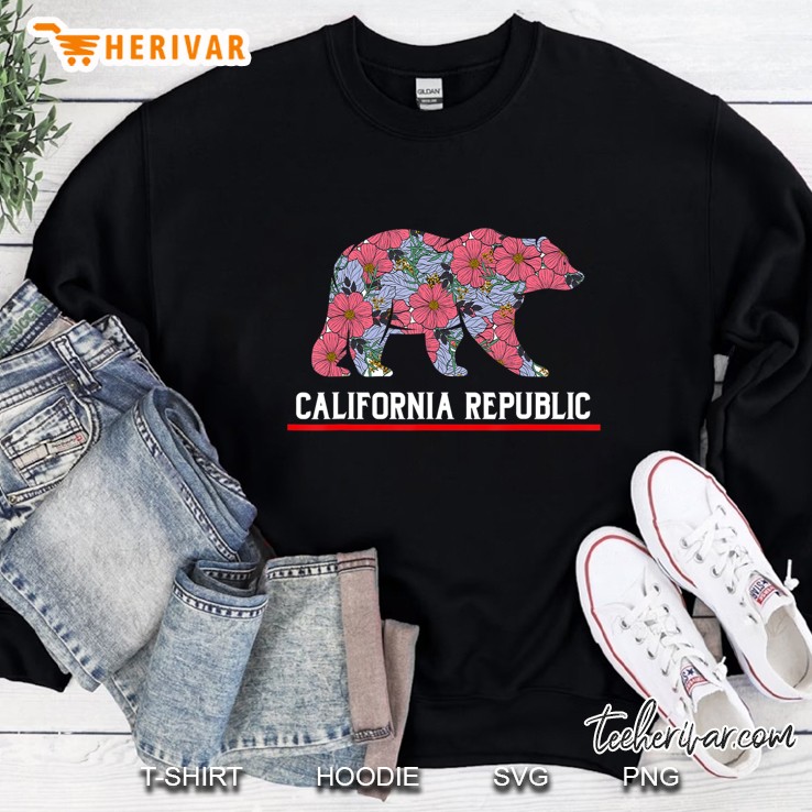 California Republic Shirt Women Vintage Cali Life Gift Sweatshirt