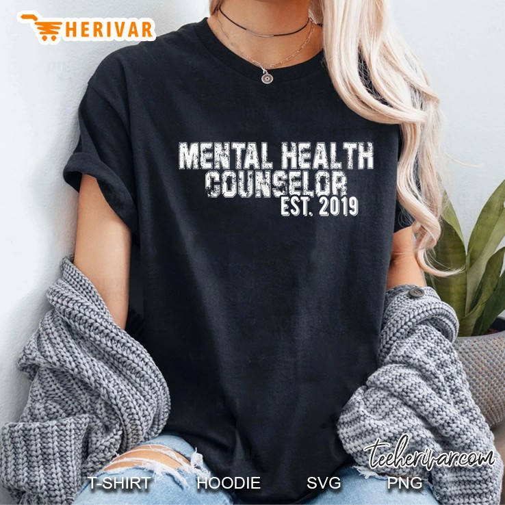 Gift For New Mental Health Counselors Established 2019 Shirt Ladies Tee