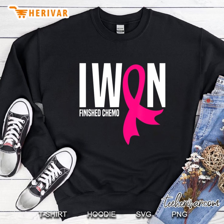 I Won Finished Chemo Breast Cancer Survivor Sweatshirt