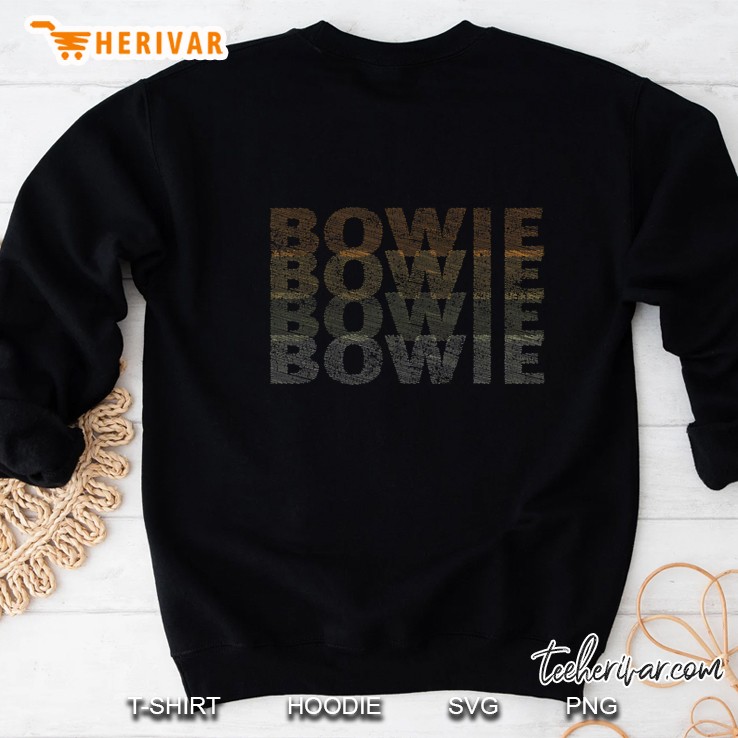 Retro Grunge Bowie Usa Sweatshirt