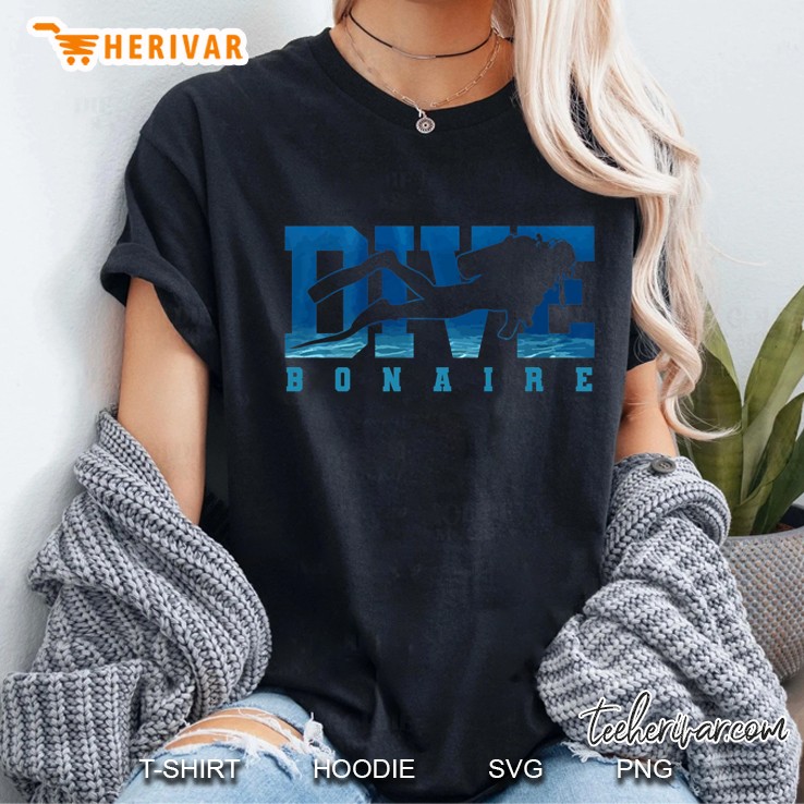 Scuba Diving Bonaire Caribbean Islands Souvenir Diver Gift Premium Ladies Tee