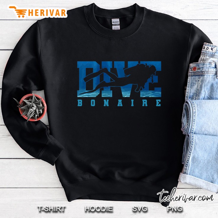 Scuba Diving Bonaire Caribbean Islands Souvenir Diver Gift Premium Sweatshirt