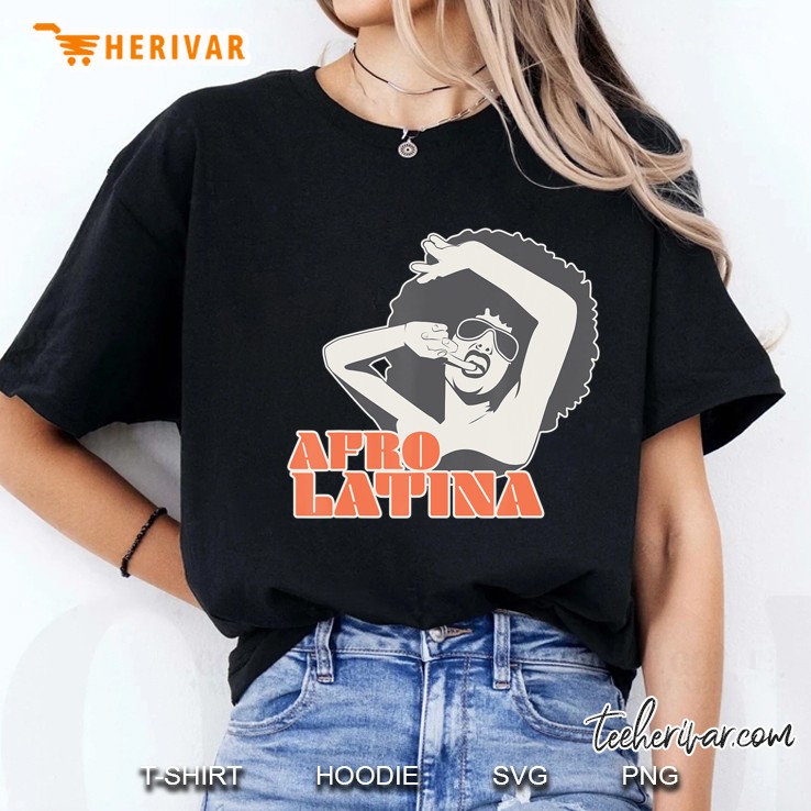 Shirts For Latinas Afro Latina Tees Ladies Tee