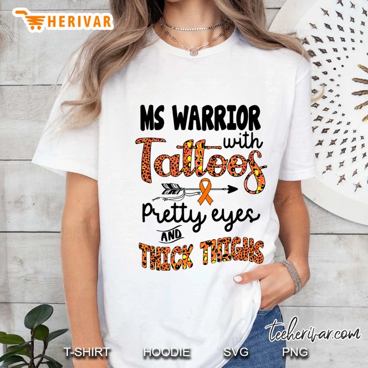 Ms Warrior With Tattoos Pretty Eyes And Thick Thighs Ladies Tee