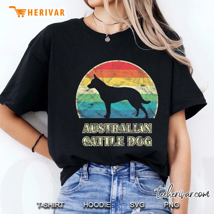 Australian Cattle Dog Vintage Style Dog Ladies Tee