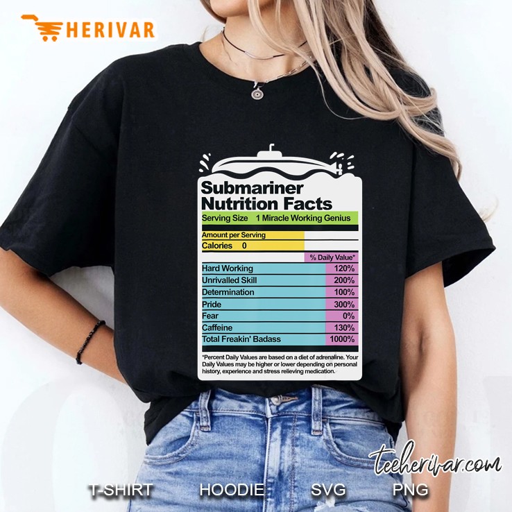 Funny Us Military Submarine Gift For A Veteran Ladies Tee