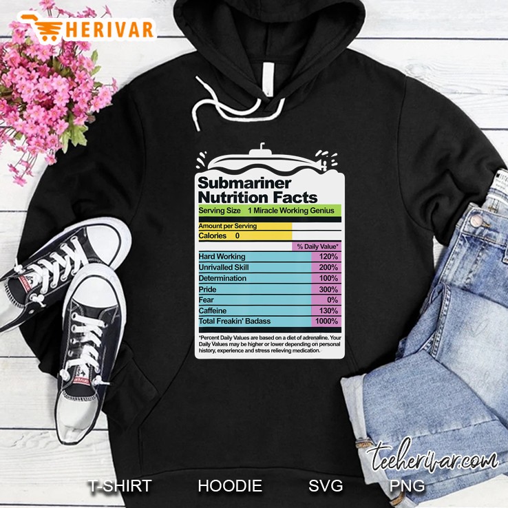 Funny Us Military Submarine Gift For A Veteran Hoodie