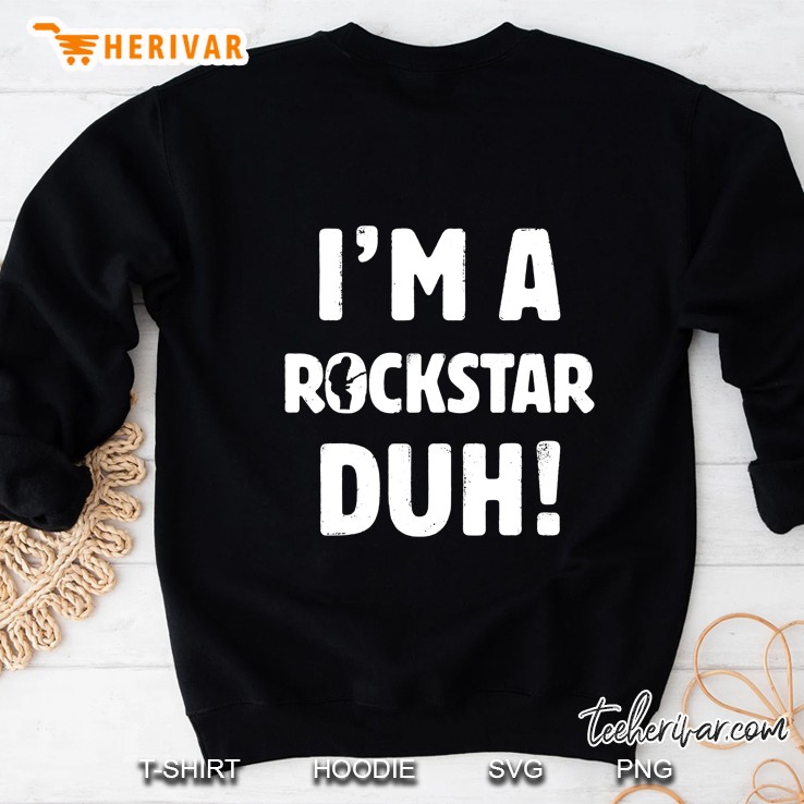 I'm A Rockstar Duh Tee Easy Halloween And Christmas Gift Mugs